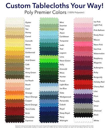 Custom Tablecloths Your Way!